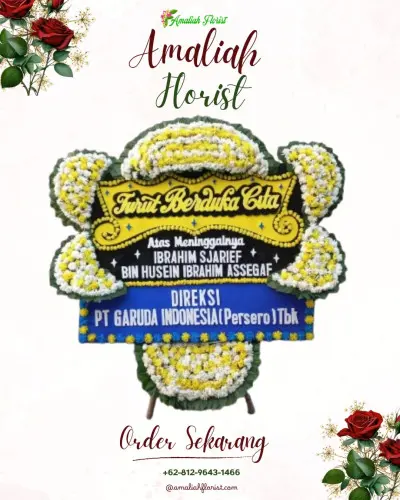 Papan Bunga Duka di Sidotopo Wetan